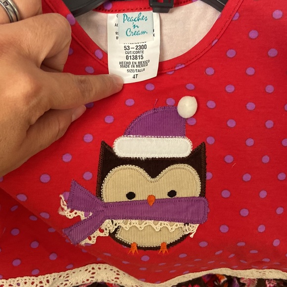 Toddler girls ruffle pants with long sleeve shirt very cute size 4 new with tags - Picture 3 of 8
